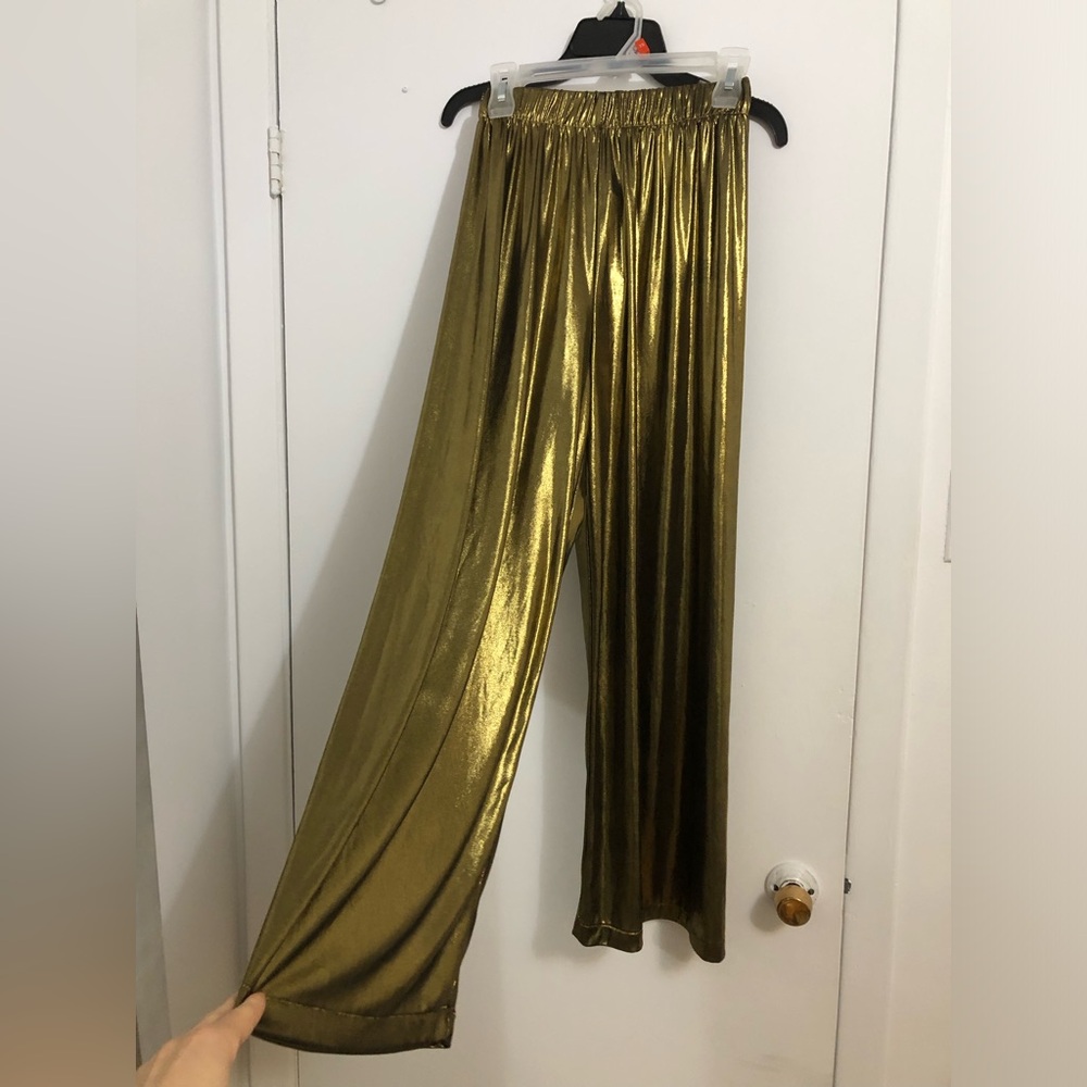 American Apparel gold pant, size XS